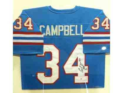 Earl Campbell Signed Houston Oiler Jersey