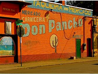 8 burritos from Don Pancho Taqueria