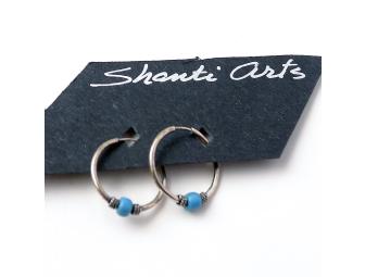3 pairs Shanti Arts hoop earrings
