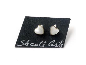 2 pairs heart earrings from Shanti Arts