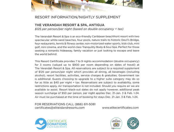 The Verandah Resort & Spa Vacation Package - Worth $2,700!