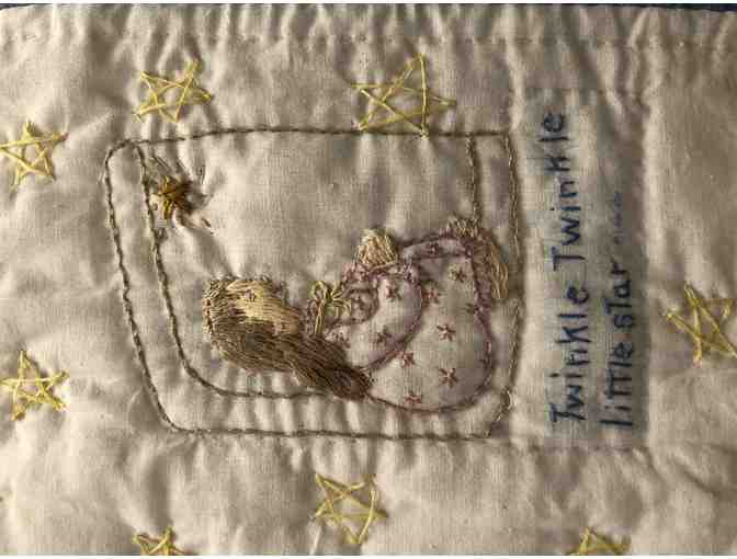 HAND MADE NURSERY RHYME BABY QUILT