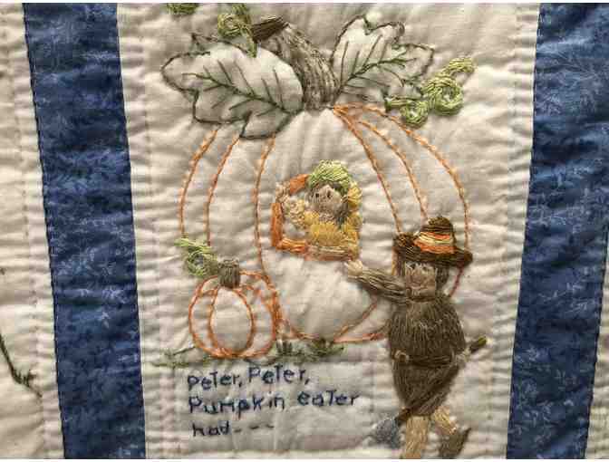 HAND MADE NURSERY RHYME BABY QUILT