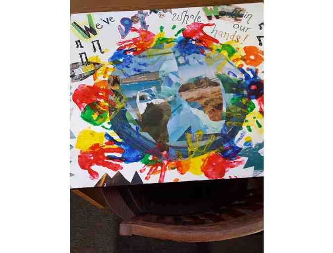 Ms. Odegard's 1st Grade Class Art Project - Wall Hanging