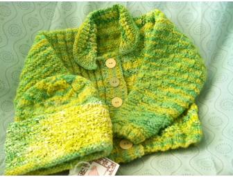 Hand knit Baby Sweater