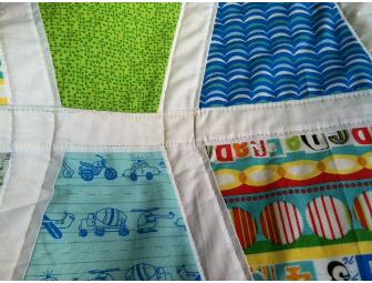 Hand crafted baby quilt