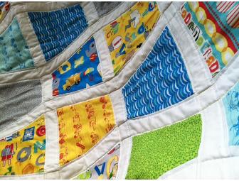 Hand crafted baby quilt