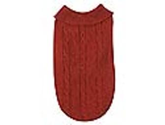 Cable Knit Dog Sweater