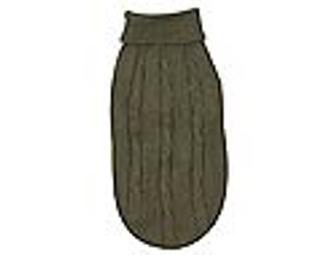 Cable Knit Dog Sweater