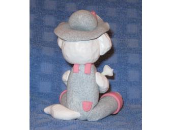 Bichon and Calla Lily Figurine