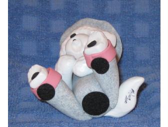 Bichon and Calla Lily Figurine