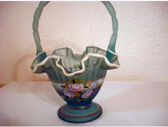 Fenton Glass Basket