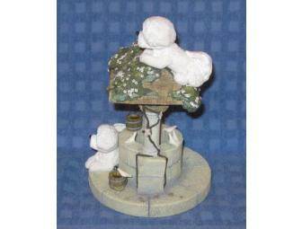 Bichons & Snow White Wishing Well