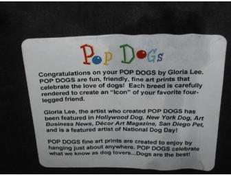 Pop Dogs Pop Art Framed Print