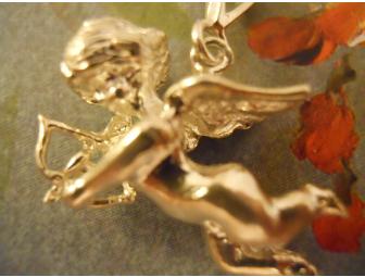 Love Angel Sterling Silver Charm
