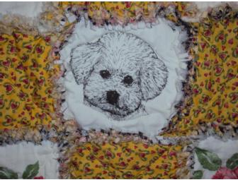 Bichon with Poppies