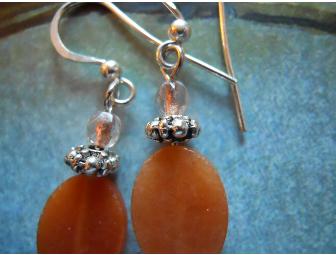 Peachy Adventurine Earrings