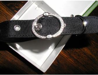 Dog Collar With Cubic Zirconia Stones
