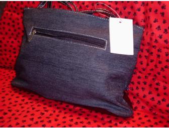 Ladies hand painted Bichon purse