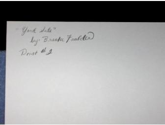 Bichon's Yard Sale Art Print