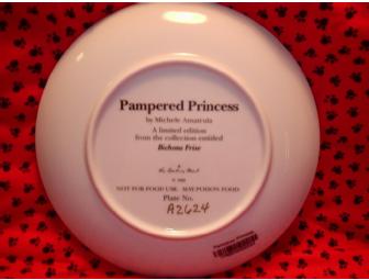 Limited edition Bichon plate