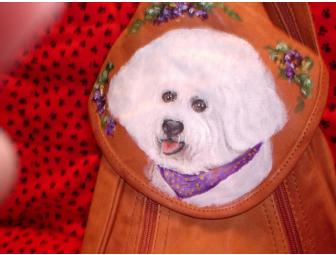 Bichon backpack/purse