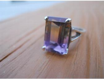 Ametrine Silver Ring