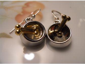 Bone & Bowl Earrings