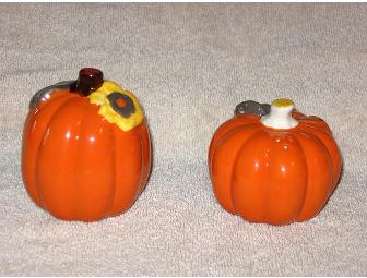 Bichon Pumpkin Salt & Pepper Shakers