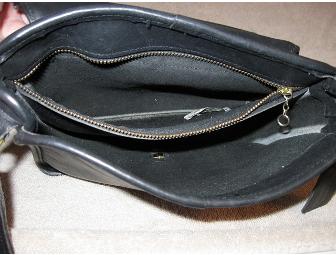 Coach Leather Purse with Hand Painted Bichons