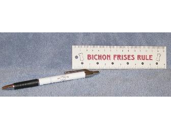 Bichon Pen and Ruler Set