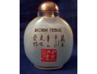 Collectible-Bichon in a Bottle