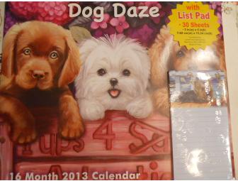 16 Month Dog Daze Calendar