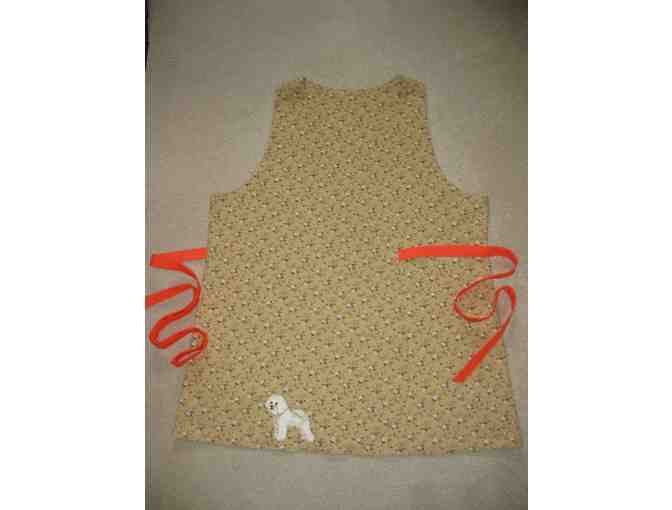 Apron Smock w/ Embroidered Bichon