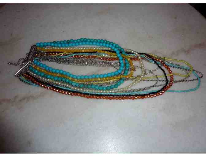 Fun, Colorful Multi-Strand Necklace