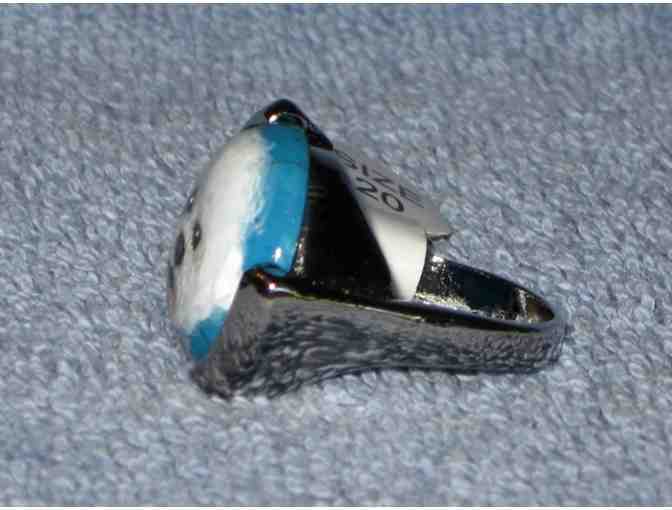 BICHON HAND PAINTED RING