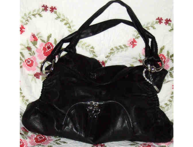 B. Makowsky Glove Leather Flap Tote