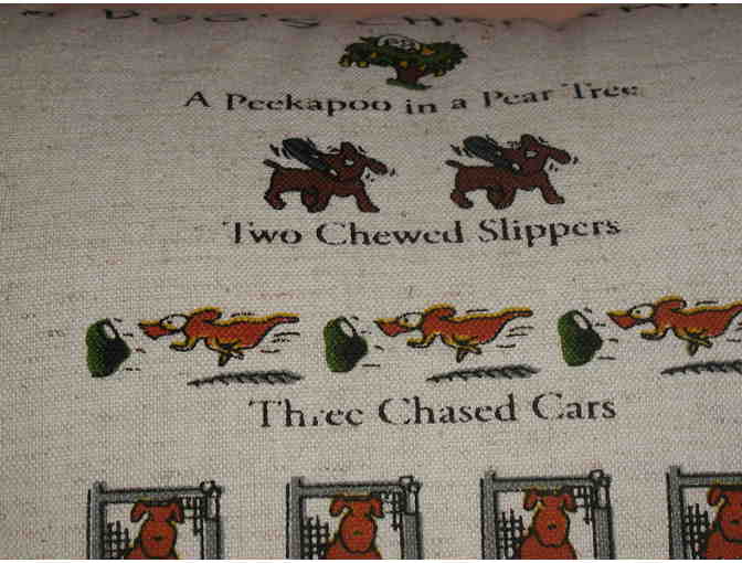 A Dogs Christmas Pillow.