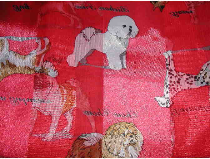 Red Bichon and Other Breeds Scarf