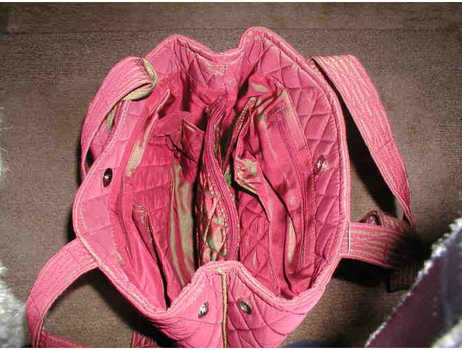 Quilted Tote with Embroidered Bichon Frise