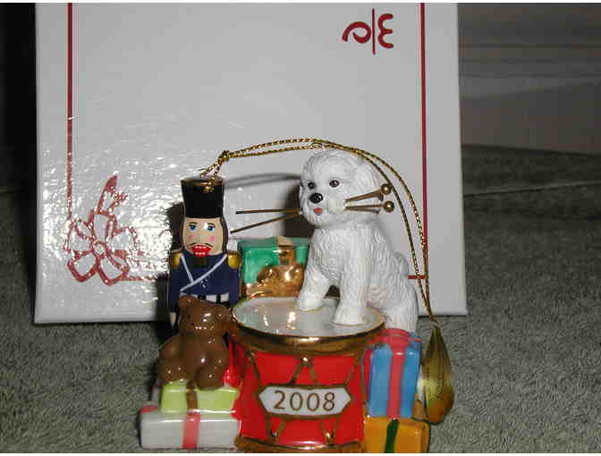 Danbury Mint Bichon Frise Ornament 2008