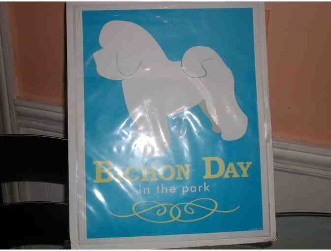Bichon Day in the Park Poster