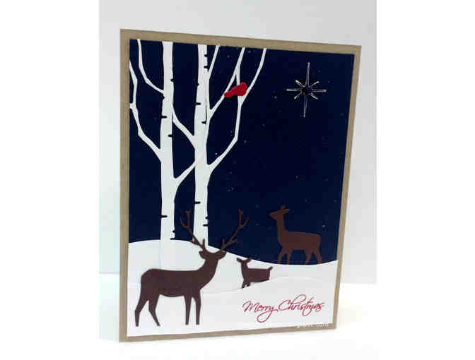 Set of Handmade Christmas Cards