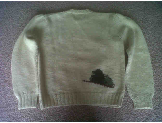 Child/Teen Girls Hand-Knit Ski Sweater