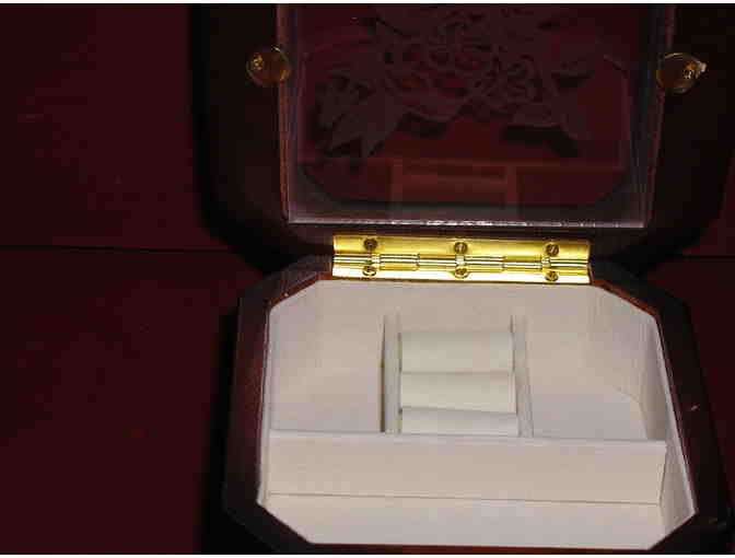 Handpainted Bichon jewelry box