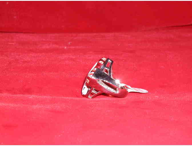 Handpainted Red/Purple Size 6 1/2