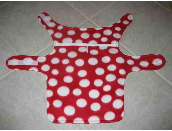 Dog Coat - RED & WHITE