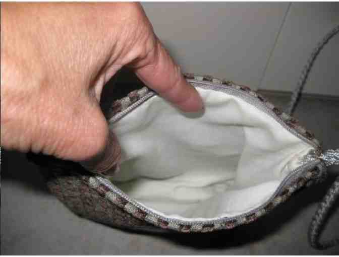 Purse - Brown/Teal Checks