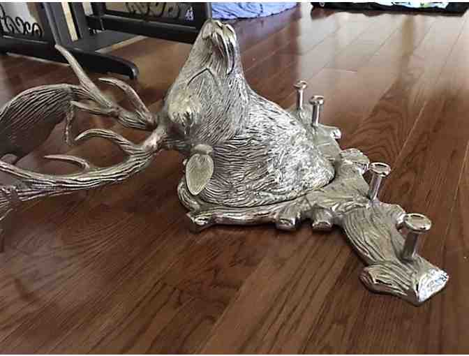 Deer Head with 4 Hooks