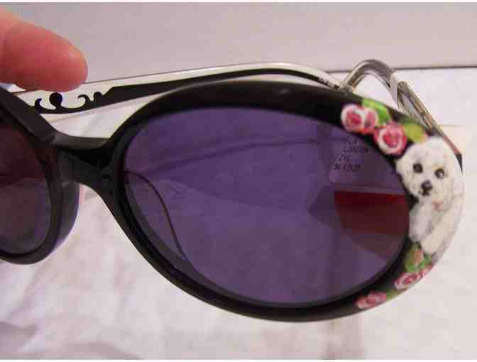Bichon London Blu hand painted Sunglasses